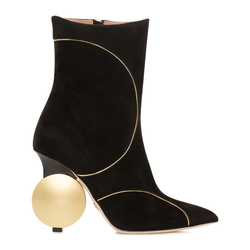 Julee Ankle Boot - Black and Gold $598.00