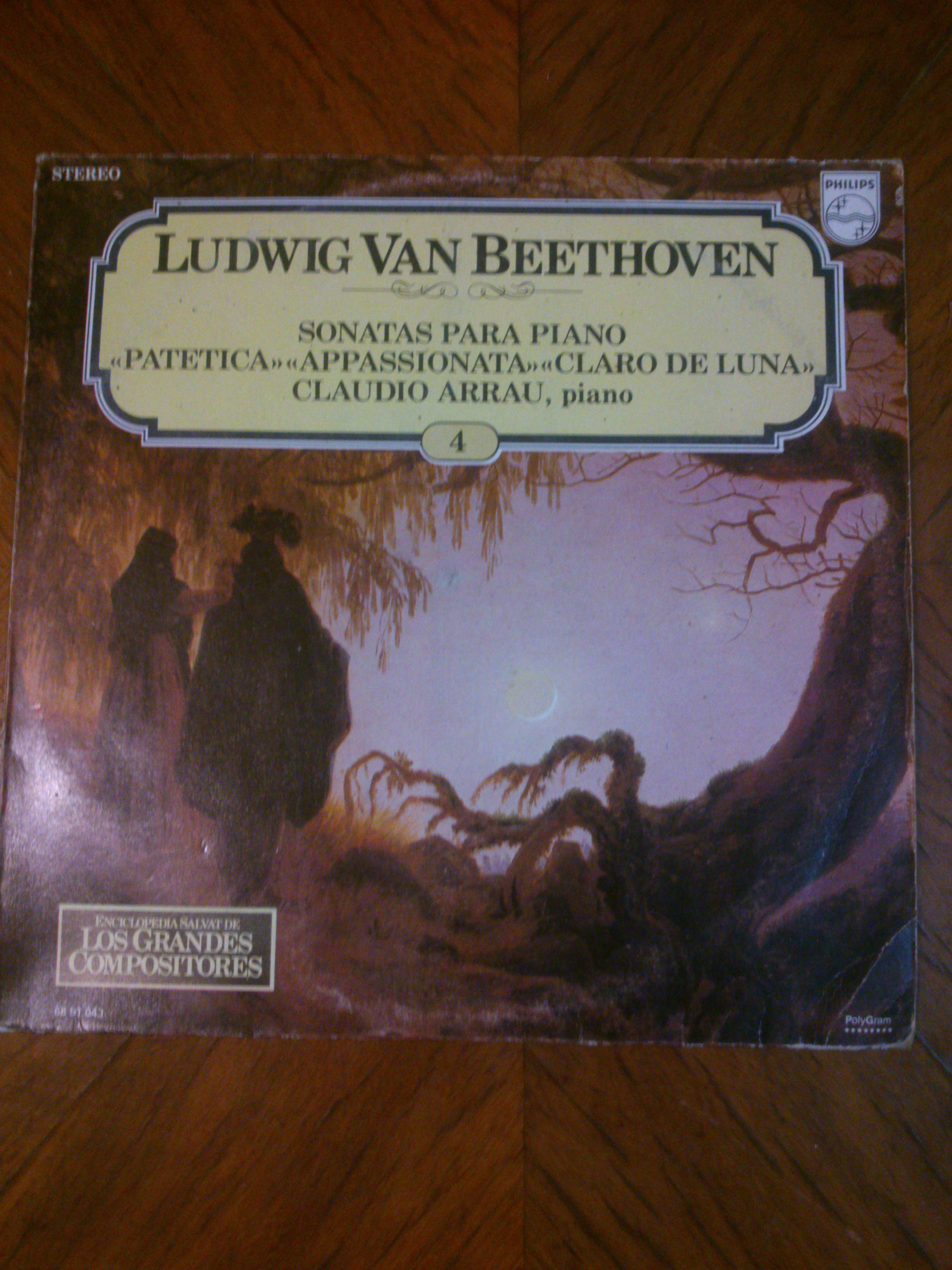 Ludwing Van Beethoven/Claro de luna,Appassionata.