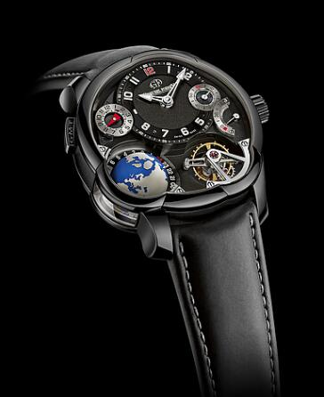 Greubel Forsey GMT Black Titanium Replica Watch content media