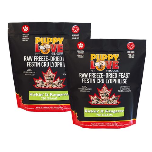 Puppy Love Raw Freeze Dried Feast - Kickin' It Kangaroo