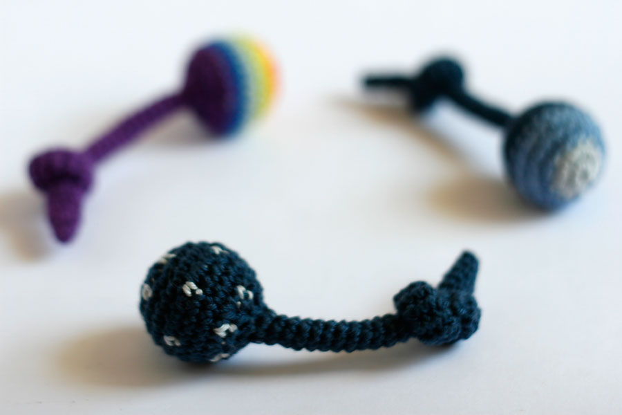 Thumbnail: Rainbow Knot Rattle Handmade by TomToy