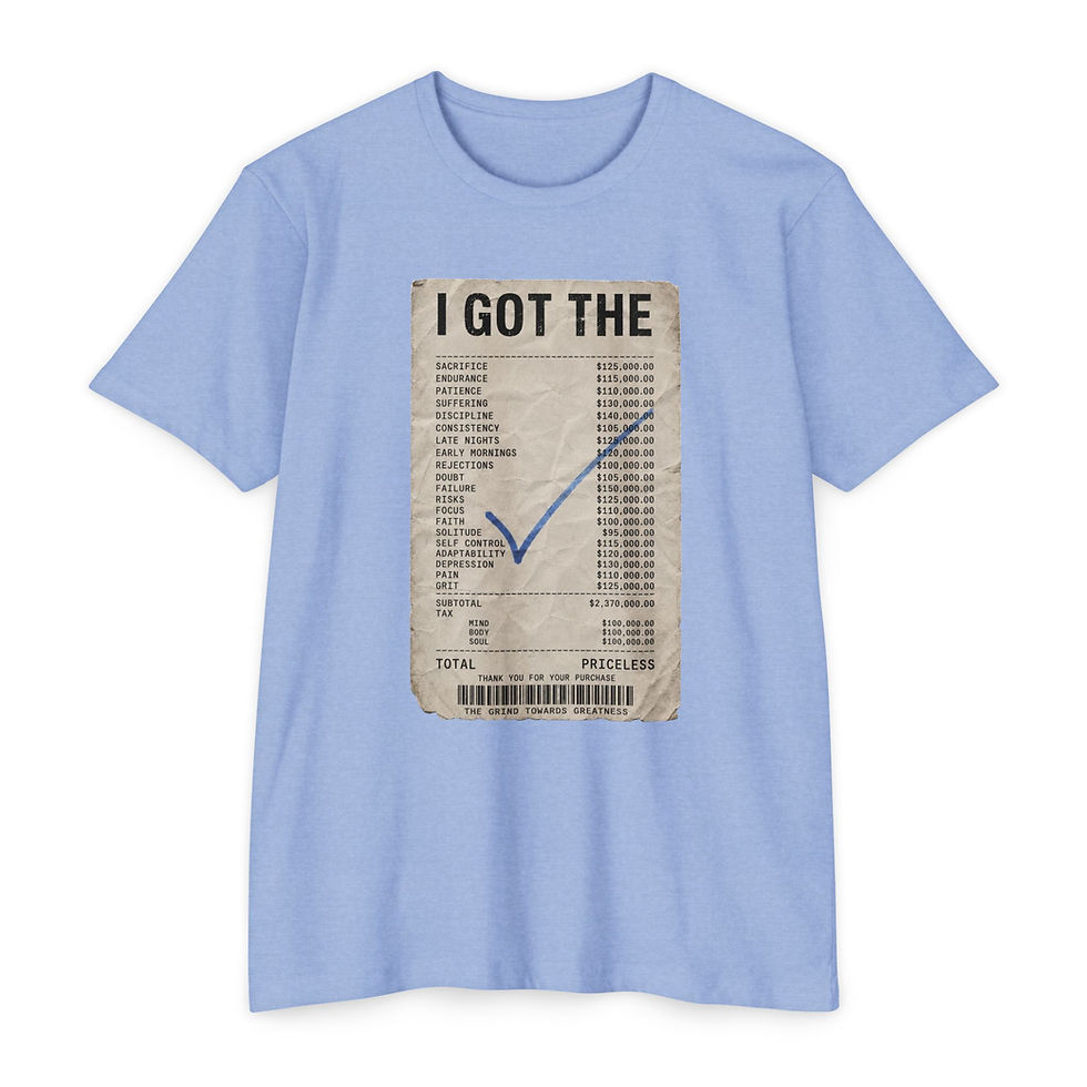 Thumbnail: I Got The Receipt T-Shirt — Funny Grocery List Checkmark Tee