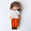 Thumbnail: Felt "paper" boy doll Starter set , 12cm doll, Set of 1 doll and 6 outfits