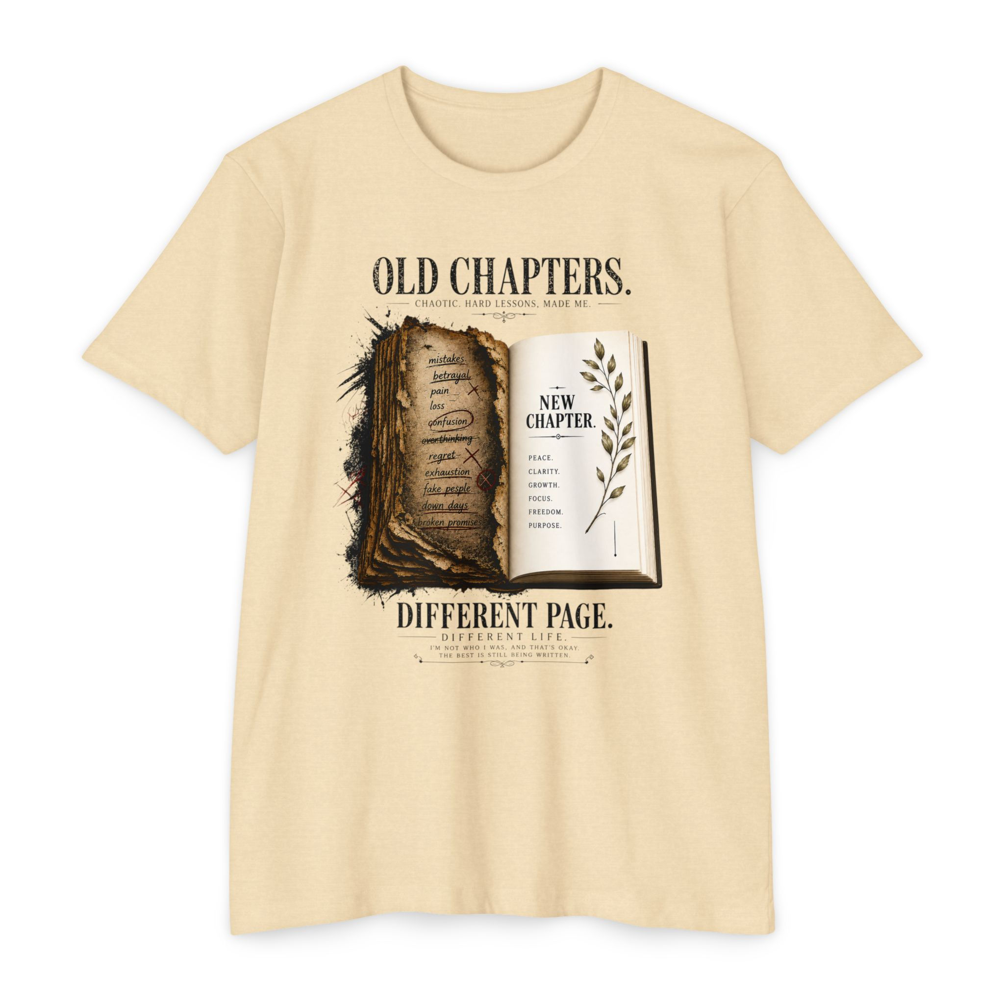 Old Chapters, New Chapter T-Shirt — Inspirational Literary Graphic Tee