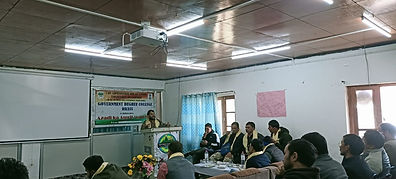 PIB Jaipur Holds Interactive session at GDC Drass