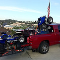 deliver atv utv tractors palletized construction  
