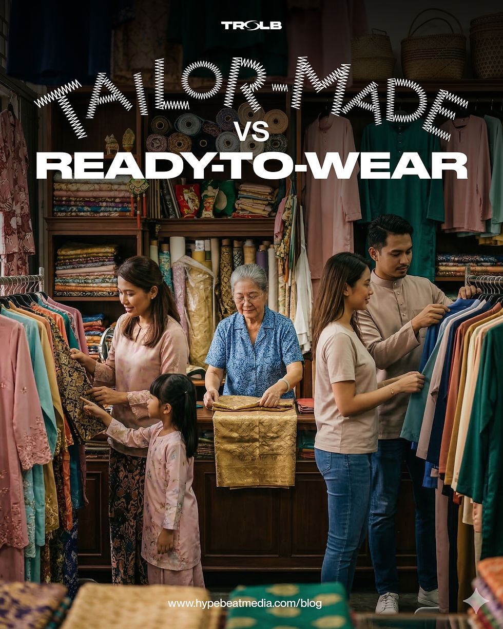 Tailor-Made vs Ready-to-Wear: Kecekapan atau Keunikan?