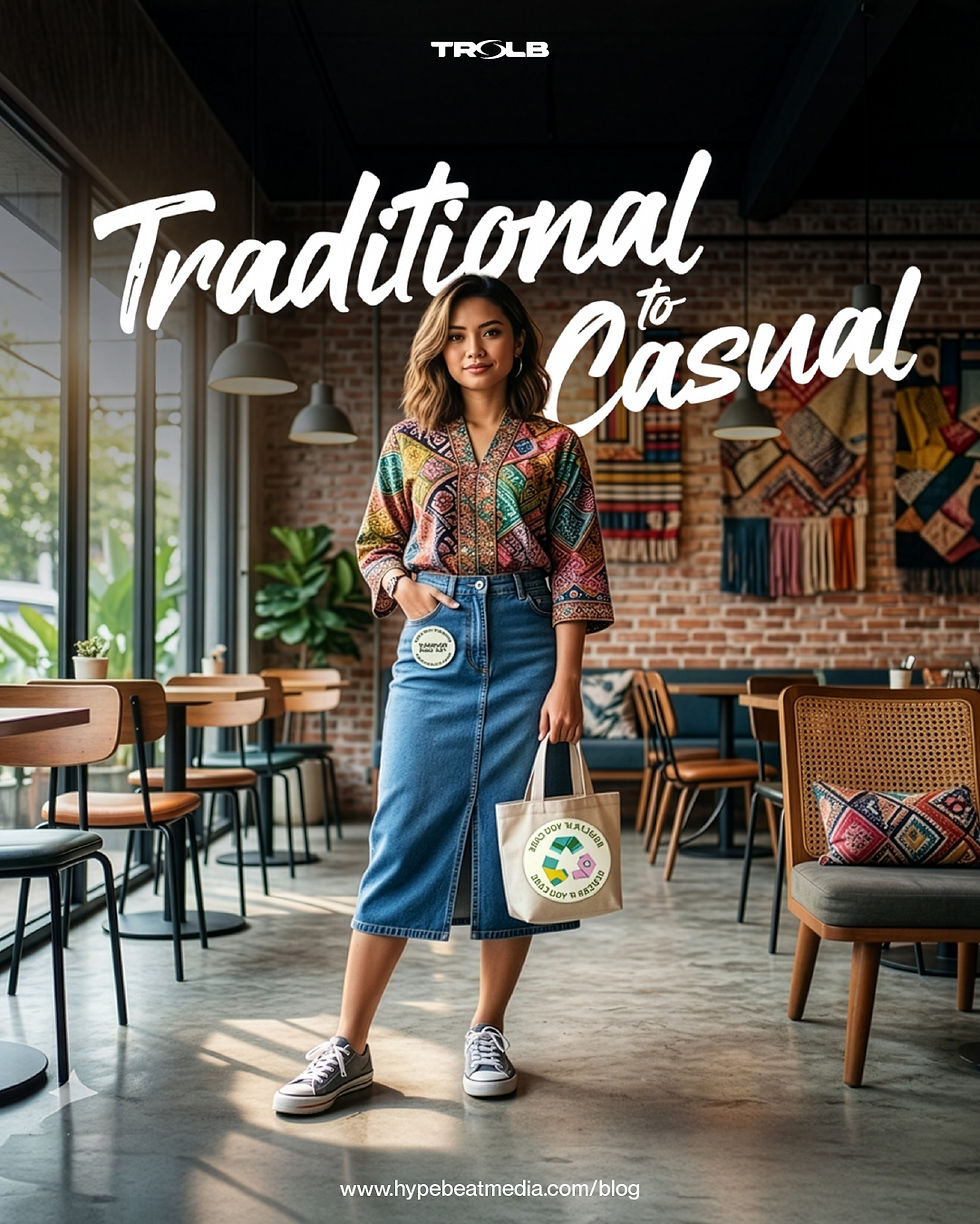 Gaya Tradisional ke Pakaian Harian