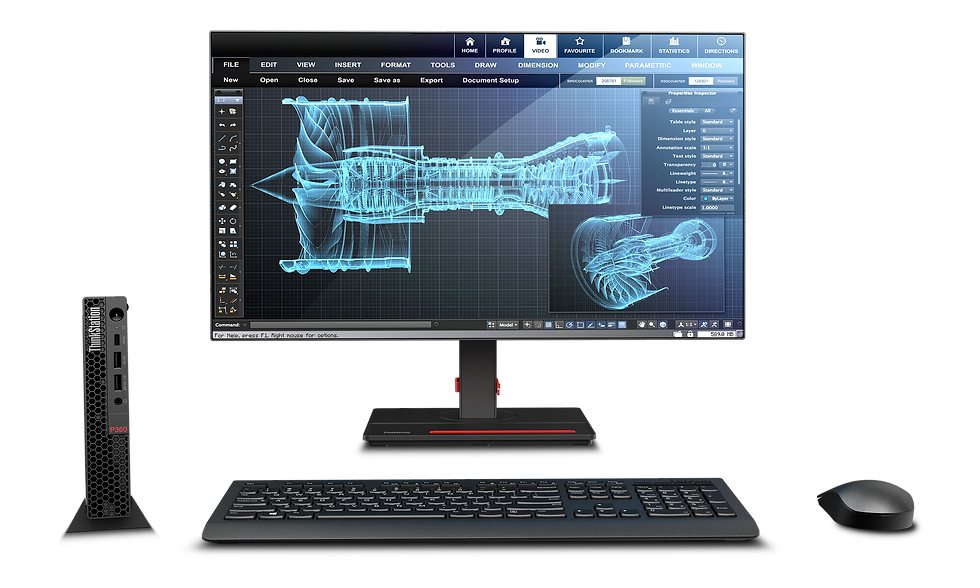 Thumbnail: Lenovo ThinkStation P360 Tiny  i7-12700T 16GB 512GB NVIDIA T400 4GB Win11 Prof