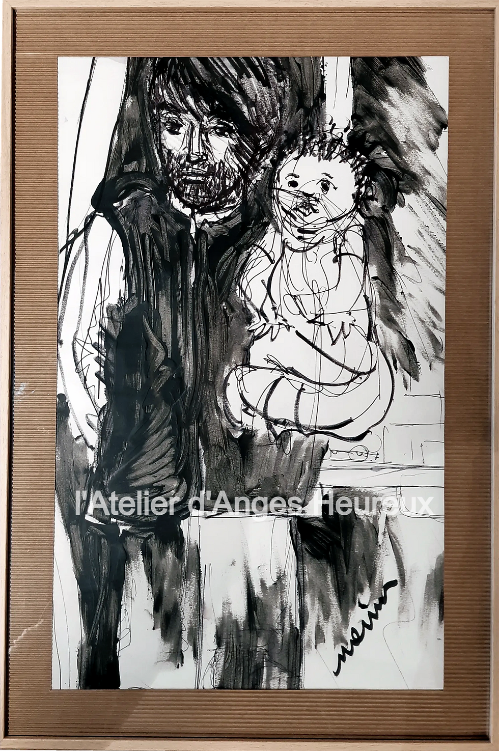 Miniature : OEUVRE ORIGINALE "JOSH & FILS"