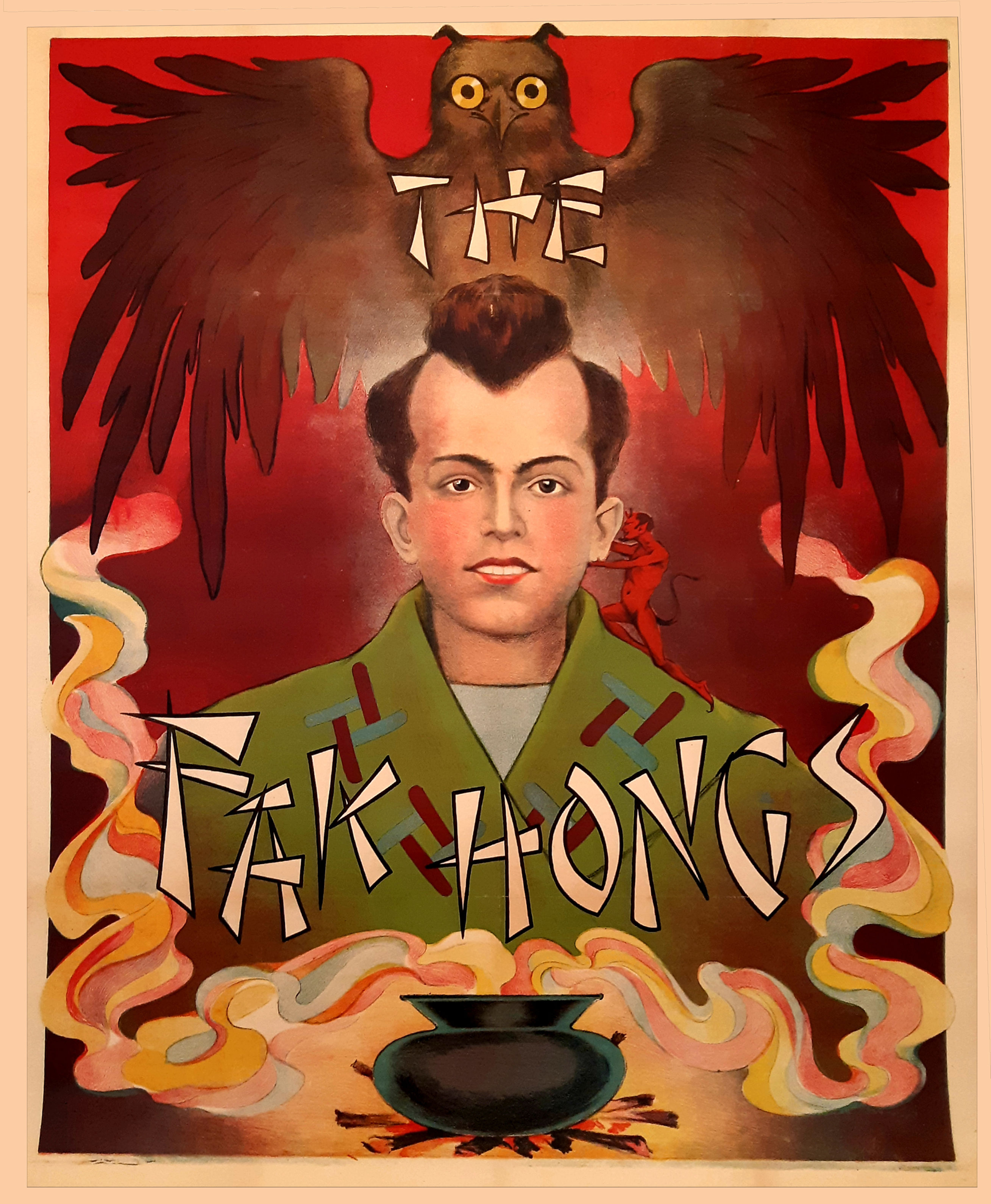 Lithographie sur pierre originale - THE FAK HONGS
