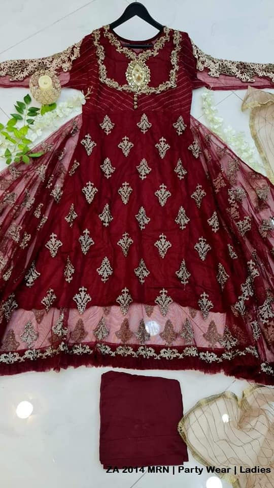 Thumbnail: Fancy Embroidered 3 Piece Suit