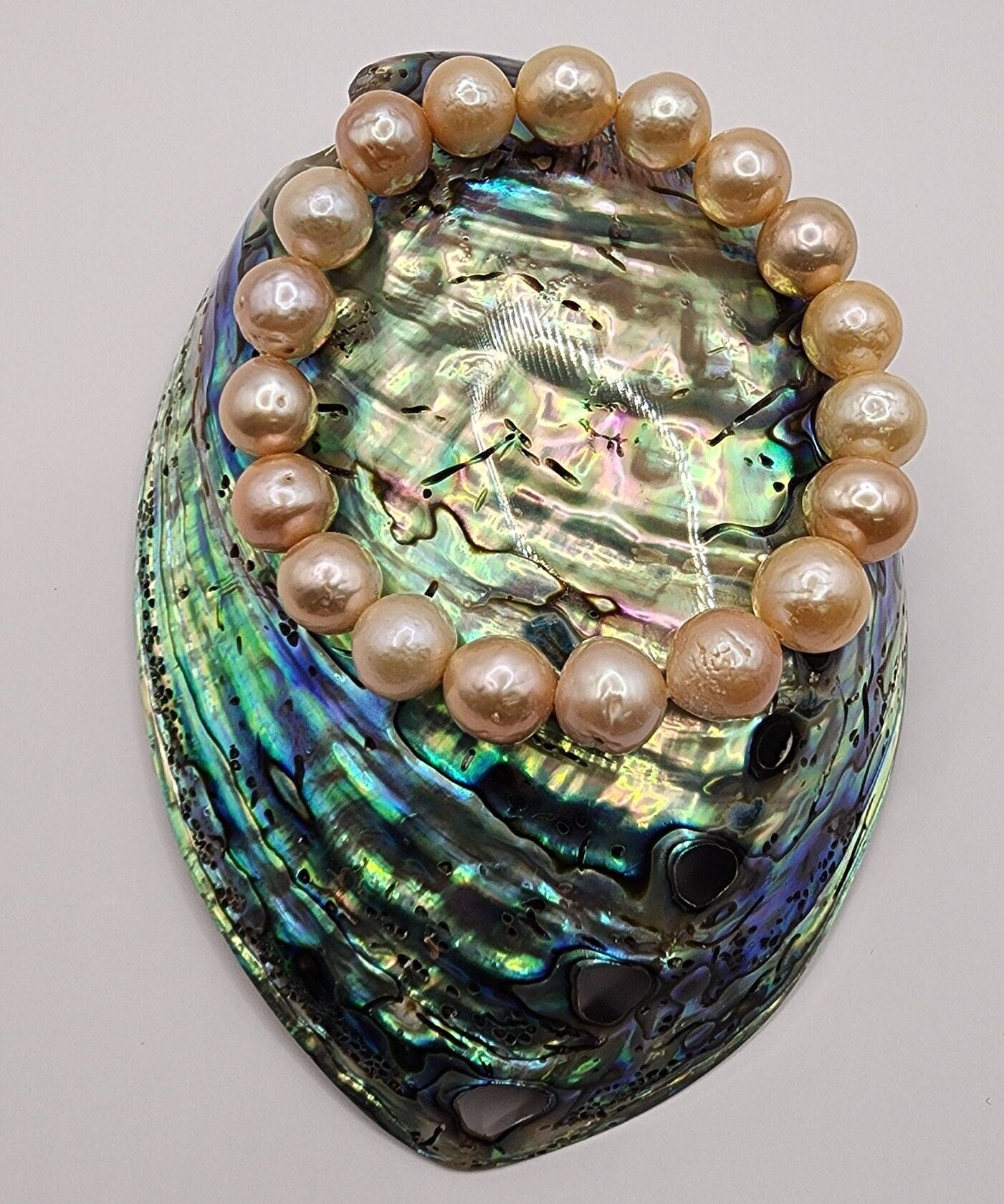 Freshwater Edison 10-11mm Stretchy Pearl Bracelet