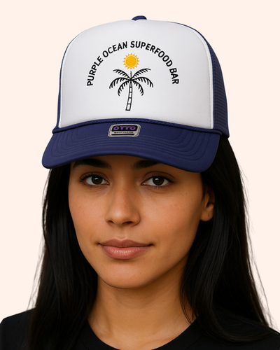 Tropical Minds Trucker Hat | Ocean Purple
