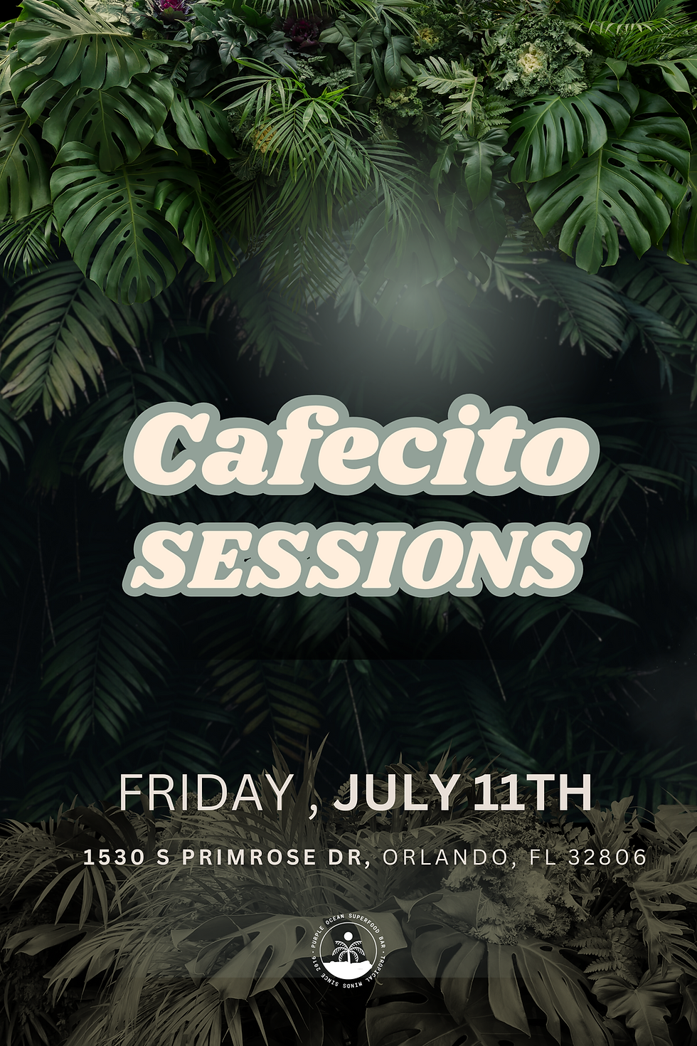 ☕🌴 July Vibes: Cafecito Sessions Today & Tropical Tuesday Coming Up!