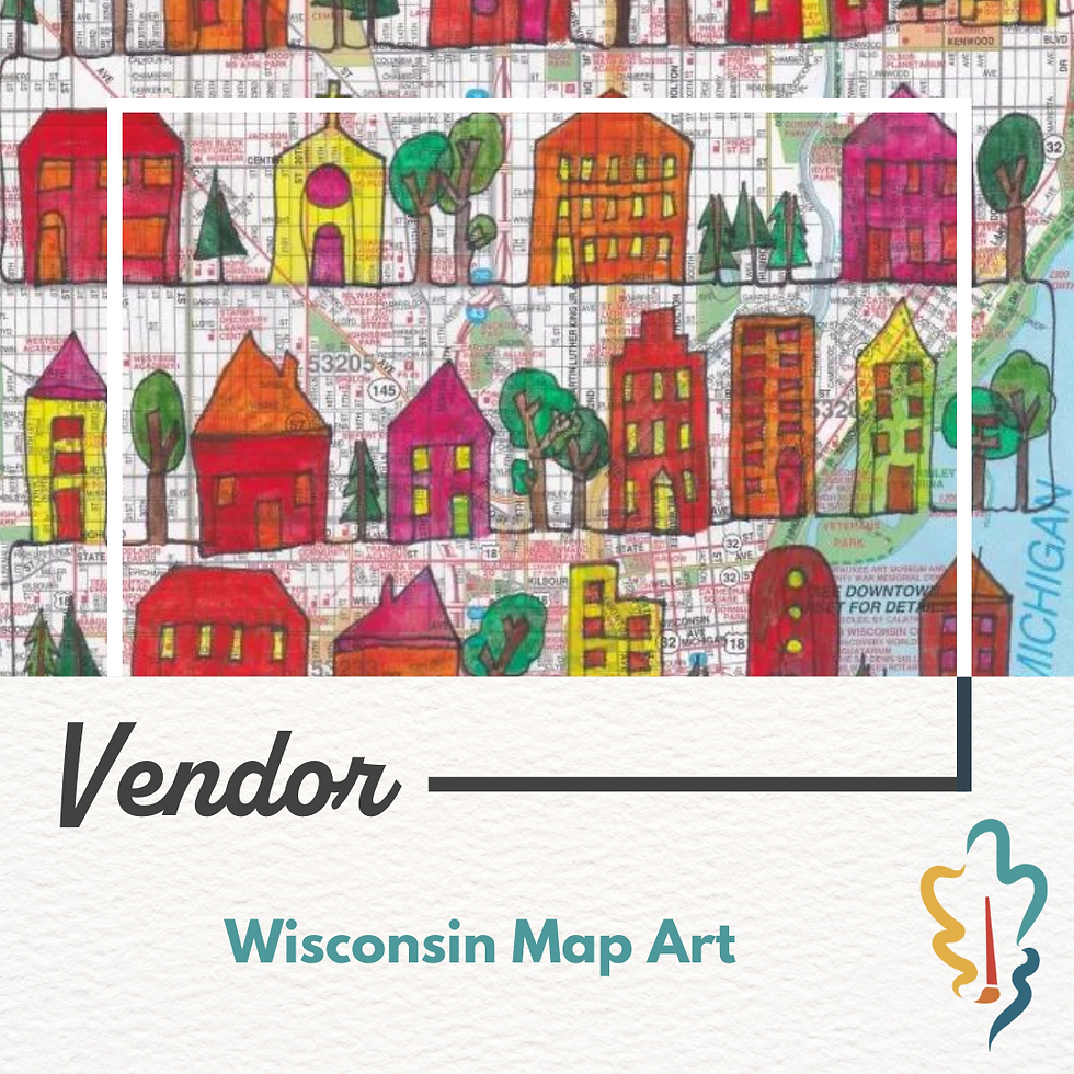 Wisconsin Map Art