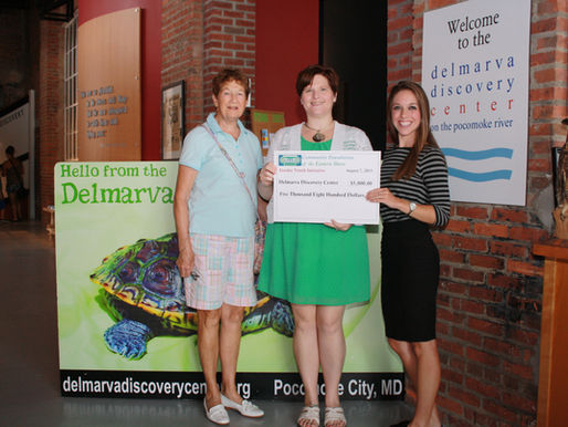 Delmarva Discovery Center Receives $5,800 from Community Foundation's Goslee Youth Initiative