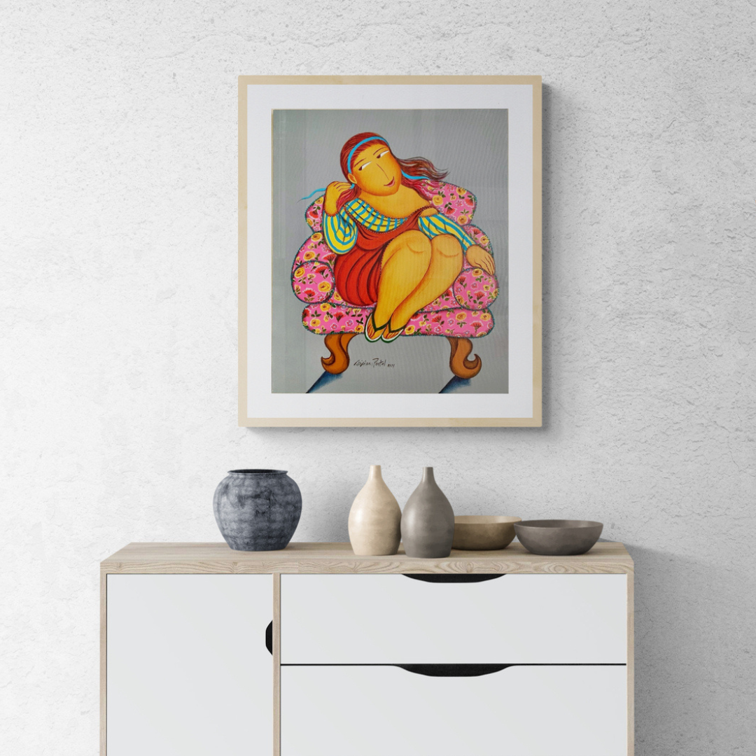 Pensando em nós - 50 cm x 60 cm