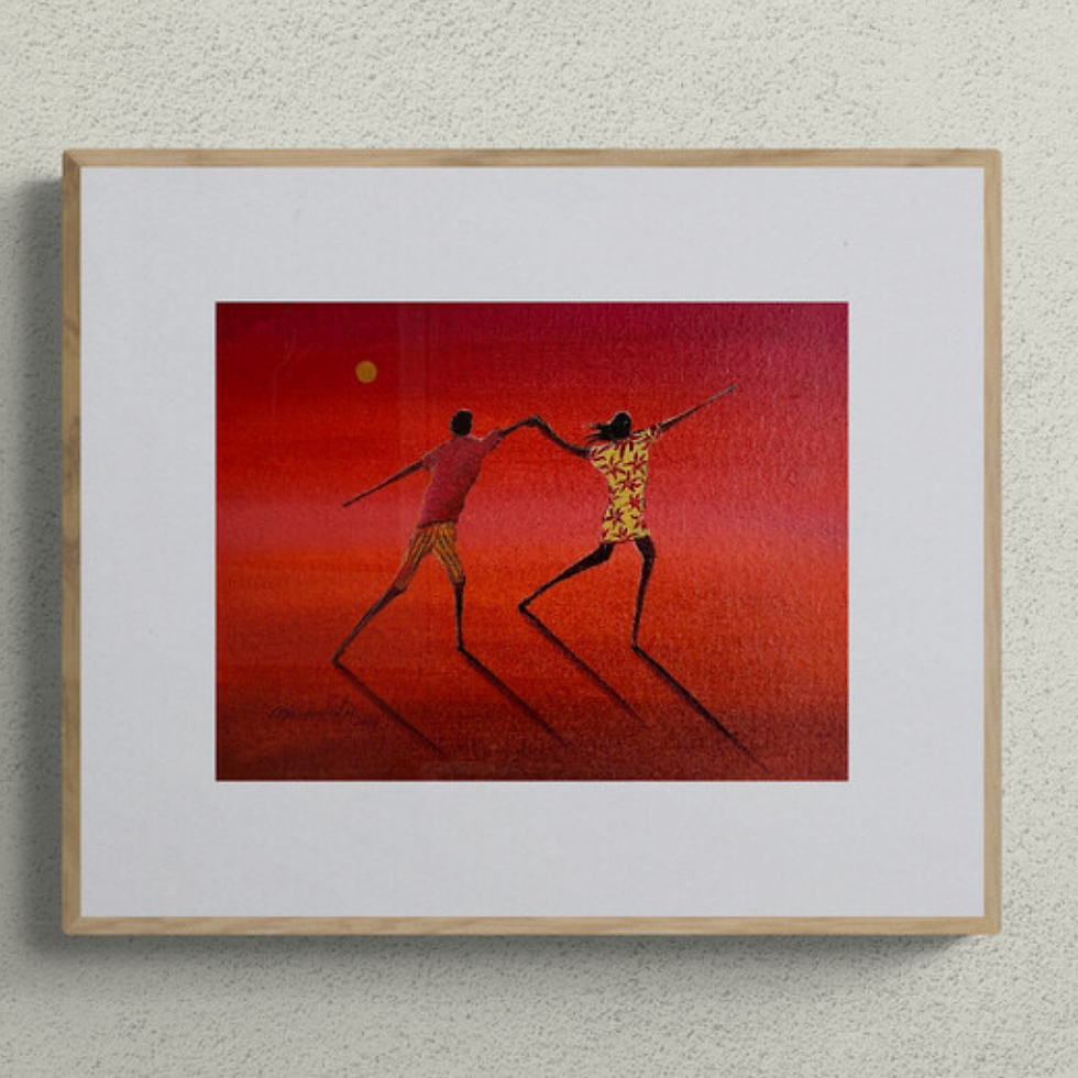 Miniatura: Dança no horizonte - 25 cm x 33 cm