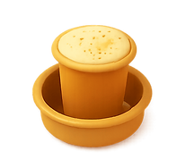 Traditional South Indian filter coffee