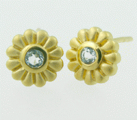Thumbnail: Josefine | Flower Earrings Gold