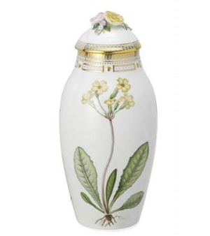 RC #2141741 Vase with Lid, Spring 13 1/2 in.