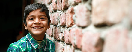 Little Boy Standing Portrait