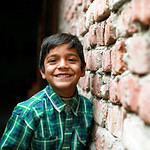 Little Boy Standing Portrait