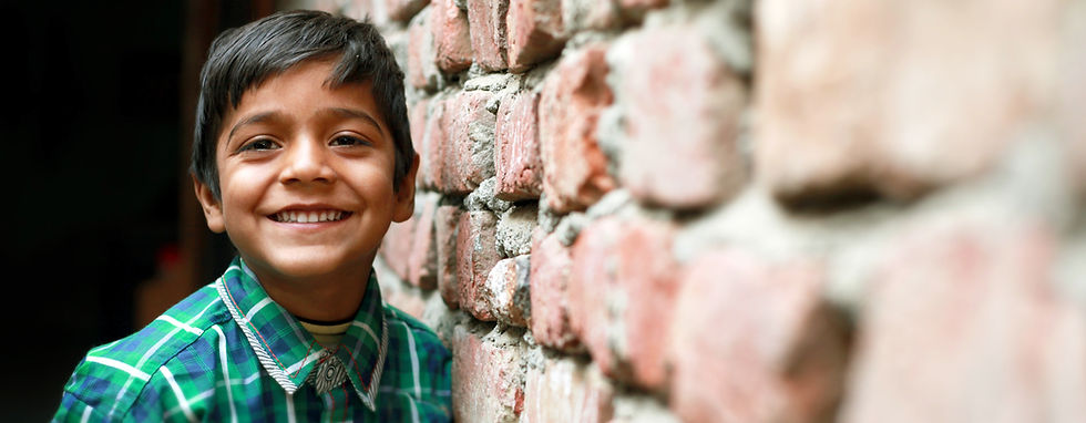Little Boy Standing Portrait