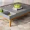 Thumbnail: "Vitta" Modern Coffee Table in Grey Room Scene