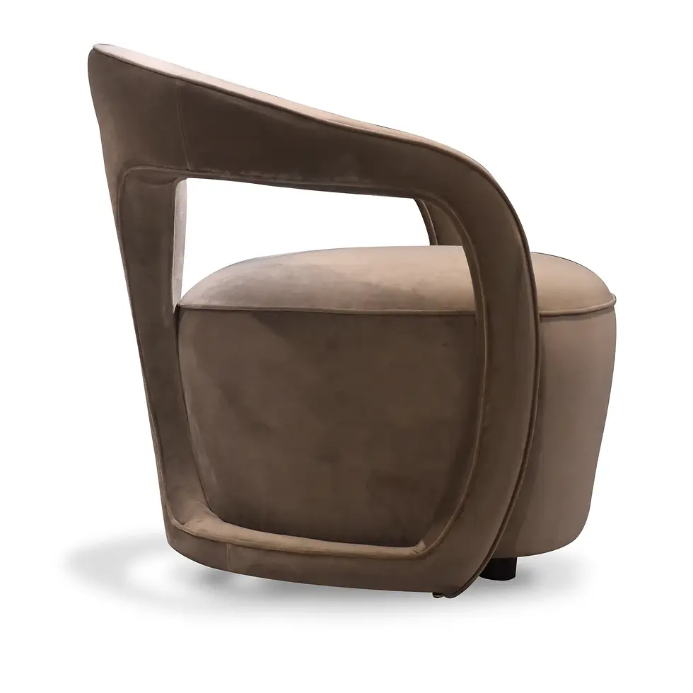 Thumbnail: Ellinton Mid Century Modern Accent Chair Side View
