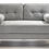 Miniatura: Betty Loveseat Upholstered in Boucle Fabric Front View