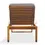 Thumbnail: Martensville Solid Wood Outdoor Wheel Lounger back View