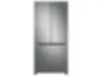 Samsung 18 cu. ft. Smart Counter Depth 3-Door French Door Refrigerator Front View