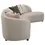 Thumbnail: Fayette Curved 3 Pieces Sectional Couch Side View