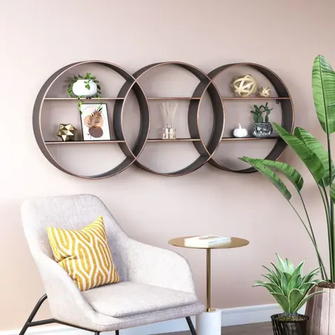 Living Room Scene with chairs and Decor