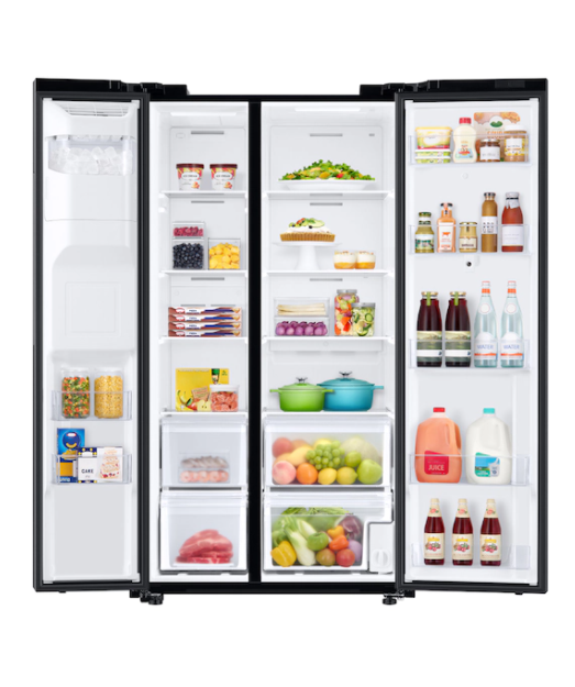 Miniatura: “SAMSUNG” 22 CU FT REFRIGERATOR WITH TOUCH SCREEN IN STAINLESS STEEL