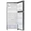 Thumbnail: Samsung 18 cu. ft. Top Freezer Refrigerator in Stainless Steel Angle View Open Door