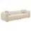 Thumbnail: Winchester Extra Large Sofa in Sand Pebble Boucle Upholstery Angle View