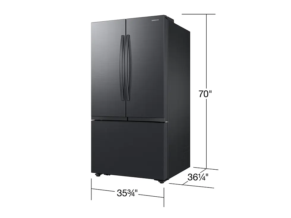 Thumbnail: Samsung French Door Refrigerator 32 Cu. Ft. with Double Ice Maker Dimensions