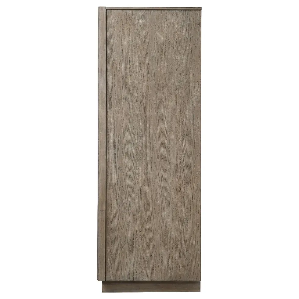 Thumbnail: Durango Large Chest of Drawers for Bedroom in Taupe Oak Side view
