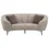 Thumbnail: Ellorie Modern Curved Loveseat Front View