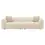 Thumbnail: Winchester Extra Large Sofa in Sand Pebble Boucle Upholstery Front VIew