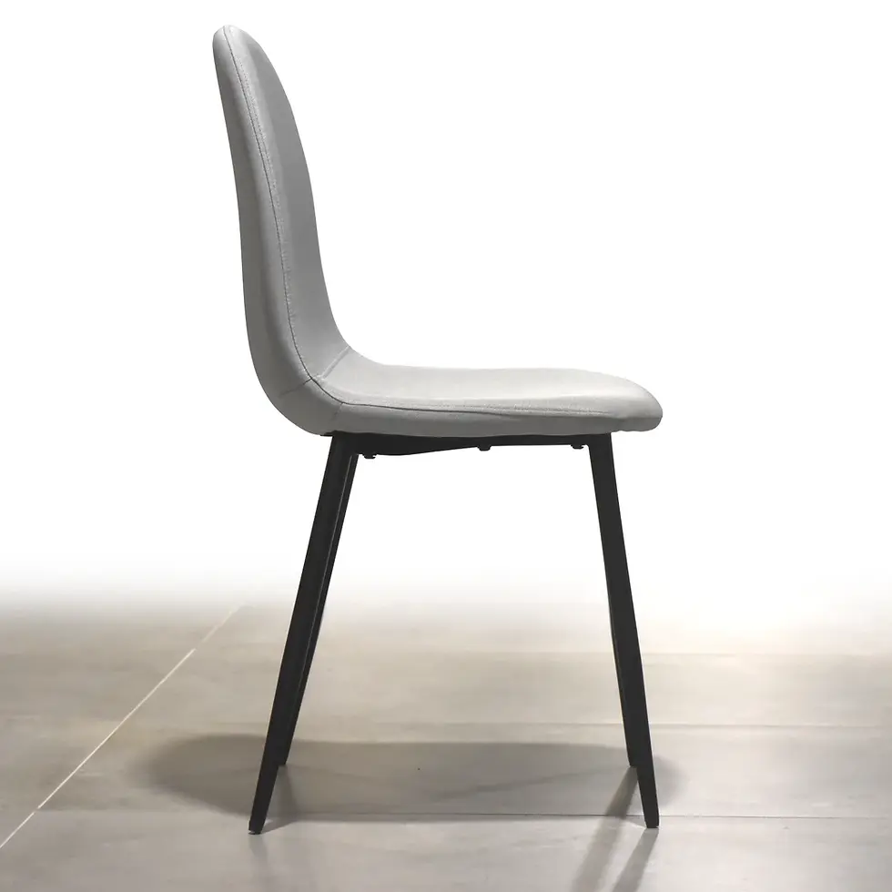 Miniatura: Eva Small Dining Table Set for 4 Chair Side View