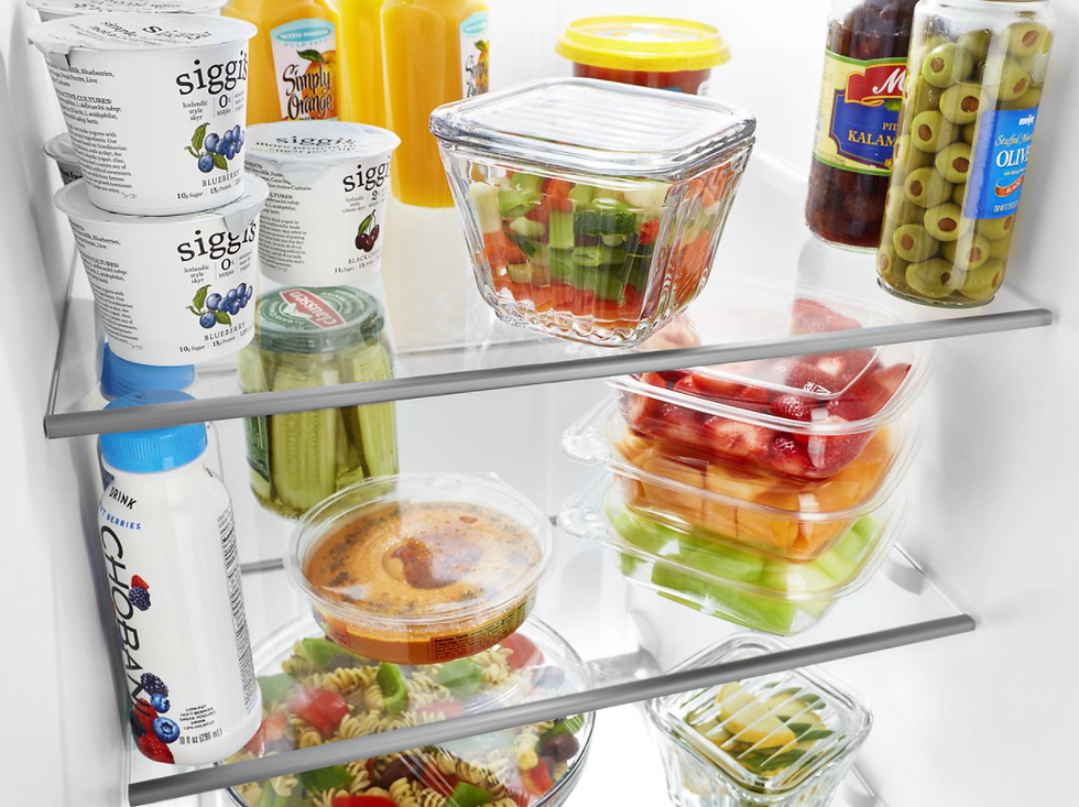 Thumbnail: “Whirlpool"  21.4 Cu. Ft. 33"Side-by-Side Refrigerator - Stainless Steel