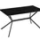 Thumbnail: Celine Rectangular Dining Table with Sintered Stone Top Angle View