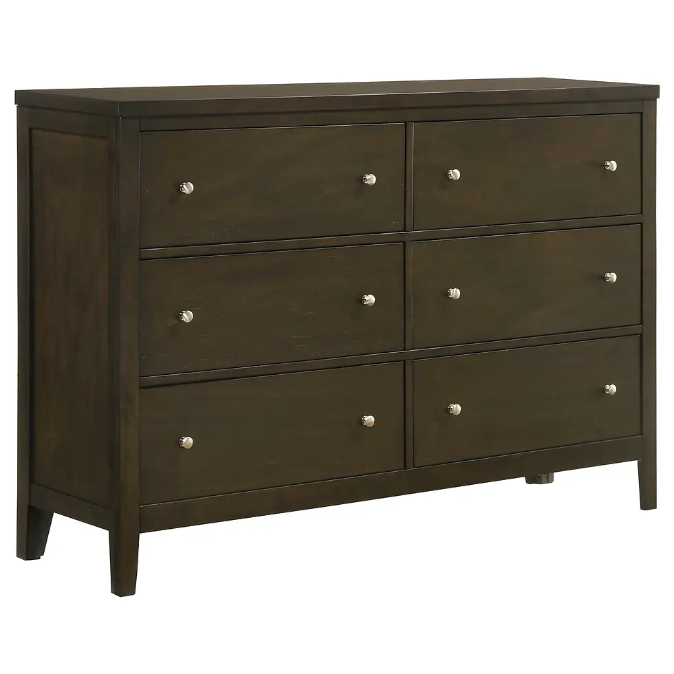 Miniatura: Wilkes Bedroom Dresser in Brown Angle View