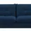 Thumbnail: Tania Plush Futon Sofa Upholstered in Blue Velvet Cushion Detail