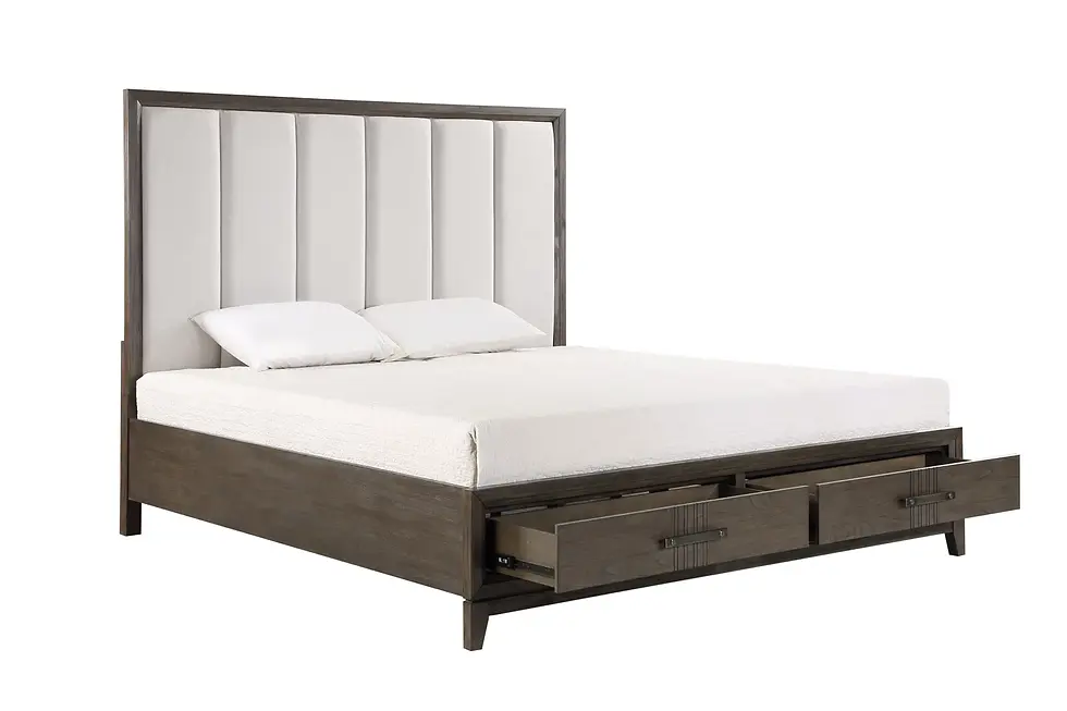 Miniatura: Landon Bed in Walnut Angle View Silo