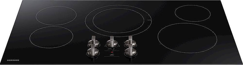 Thumbnail: "Samsung" 36" Electric Cooktop Controls Detail
